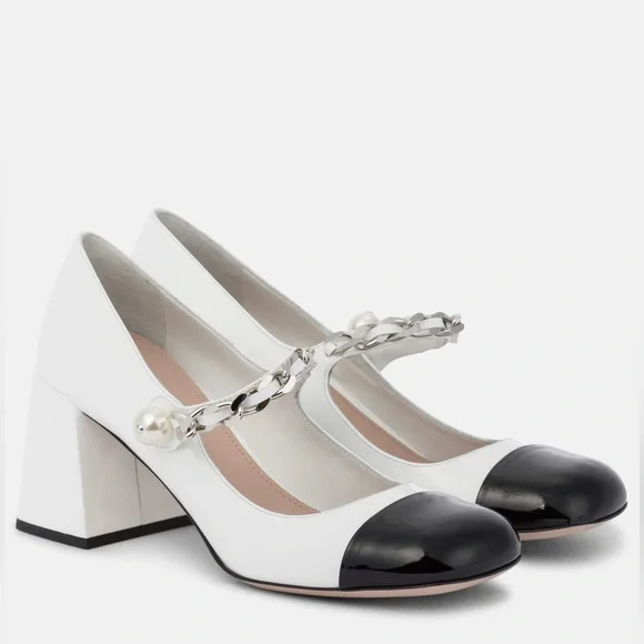⭐️ Miu Miu Chain Strap Mary Jane Shoes